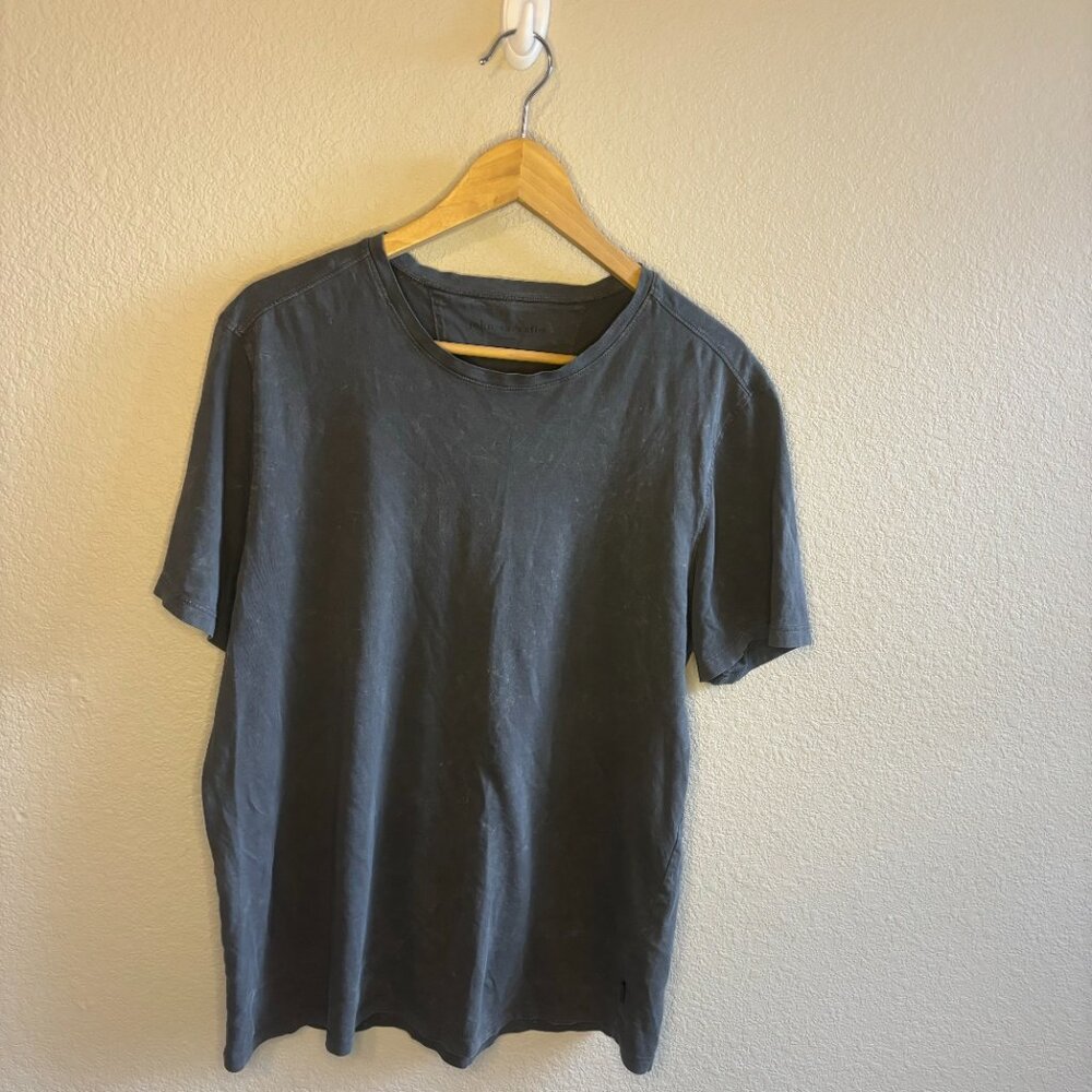 John Varvatos Distressed Style Gray T-Shirt